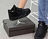 Чоловічі та жіночі зимові кросівки Nike Air Jordan 4 Retro Winter Black Чорні Найк Джордан Ретро В'єтрам замш з хутром унісекс, фото 4