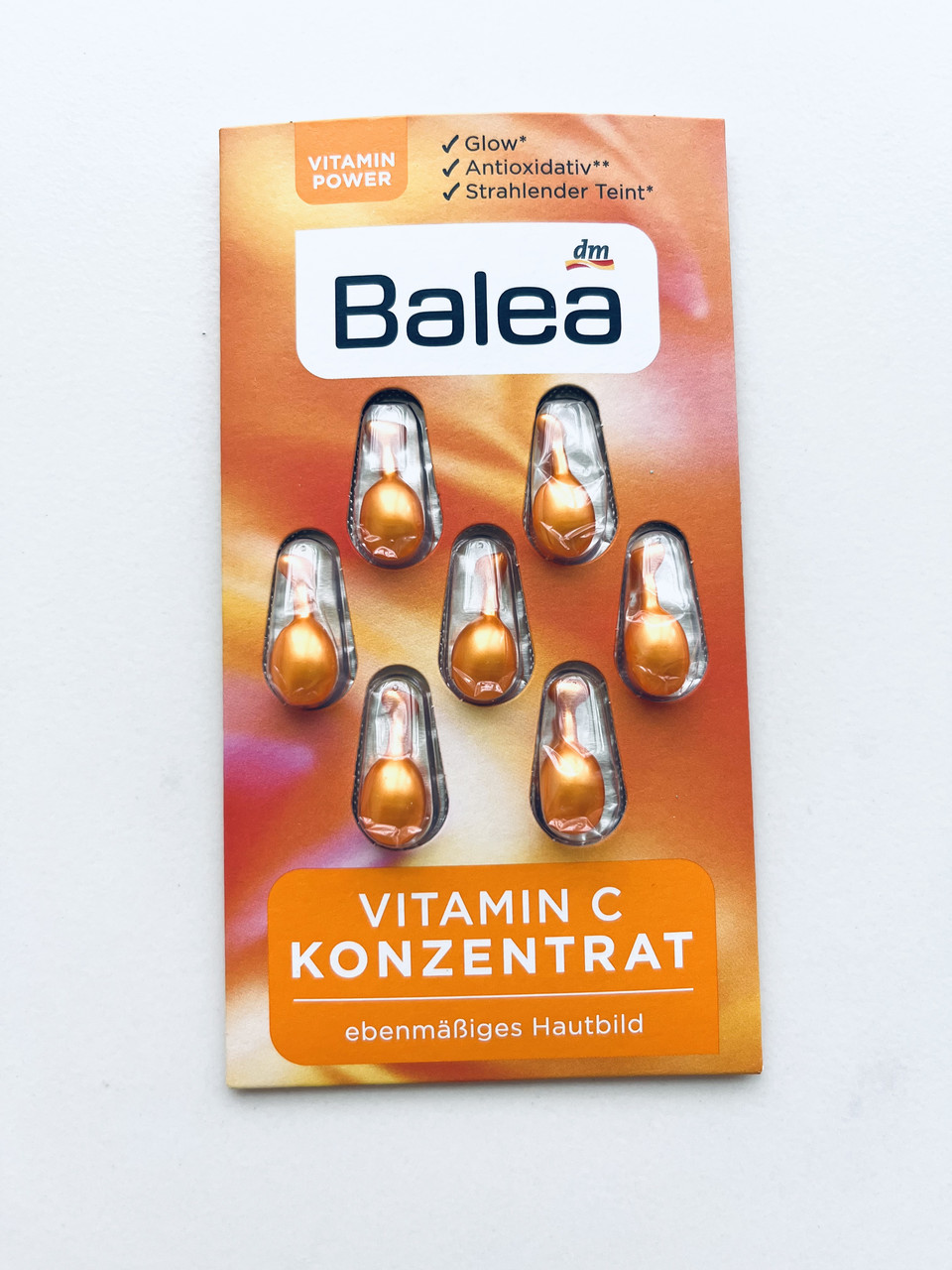 Balea Konzentrat Vitamin C — Концентрат для обличчя в капсулах, 7 капсул