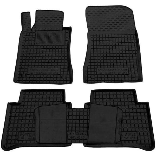 Гумові килимки в салон Mercedes E (W211) 2002-, фото 1