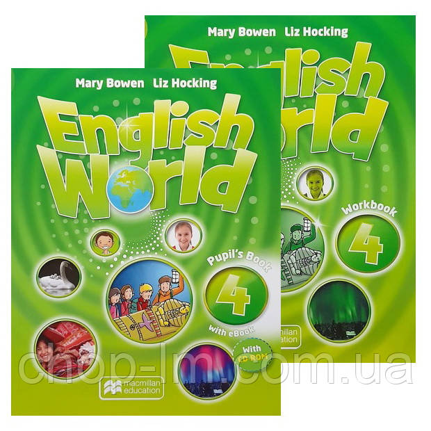Комплект English World 4 (Pupil's Book with CD + Workbook) Підручник + зошит з англійської мови для 4 класу