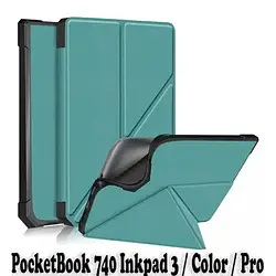 Чохол-книжка для електронної книги BeCover Ultra Slim Origami для PocketBook 740 Inkpad 3 / C Dark G