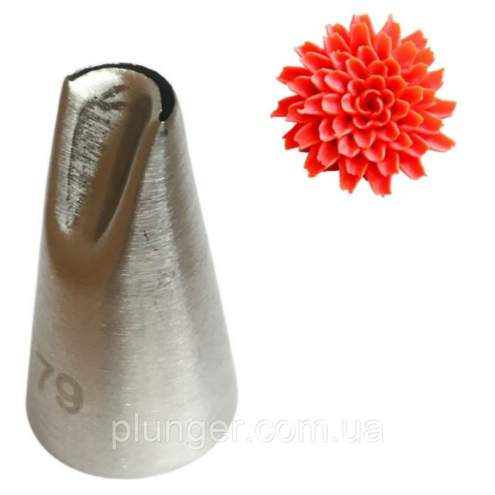 Насадка кондитерська No79, 7 мм х 1,5 мм, фото 1