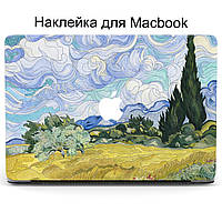 Комплект защитных наклеек для MacBook Air 13,6 M2 (A2681) / Air Винсент Ван Гог Пшеничное поле с кипарисами