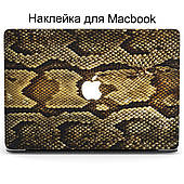 Комплект наклейок для MacBook Air 13,6 M2 (A2681) / Air Шкіра (Leather) Middle Top Bottom