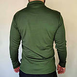 Водолазка чоловіча з горловиною,з начосом, Гольф всу хаки, фото 7
