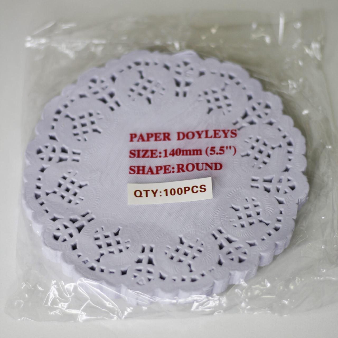 Серветки ажурні 14 см 100шт, фото 1