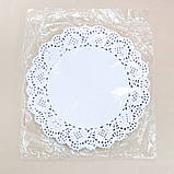 Серветки ажурні 38 см 100шт, фото 2