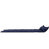 Килимок самонадувний з подушкою 193 x 68 x 3.5 см Springos PM034 туристичний каремат + чохол, фото 3