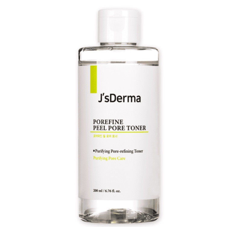 J’sDerma Porefine Peel Pore Toner 200 ml - Тонер для очищення пір з AHA кислотою