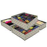 Набір органайзерів Springos HA3025 для зберігання білизни аксесуарів шкарпеток Комплект 4 шт, фото 3