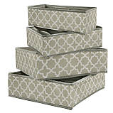 Набір органайзерів Springos HA3025 для зберігання білизни аксесуарів шкарпеток Комплект 4 шт, фото 8