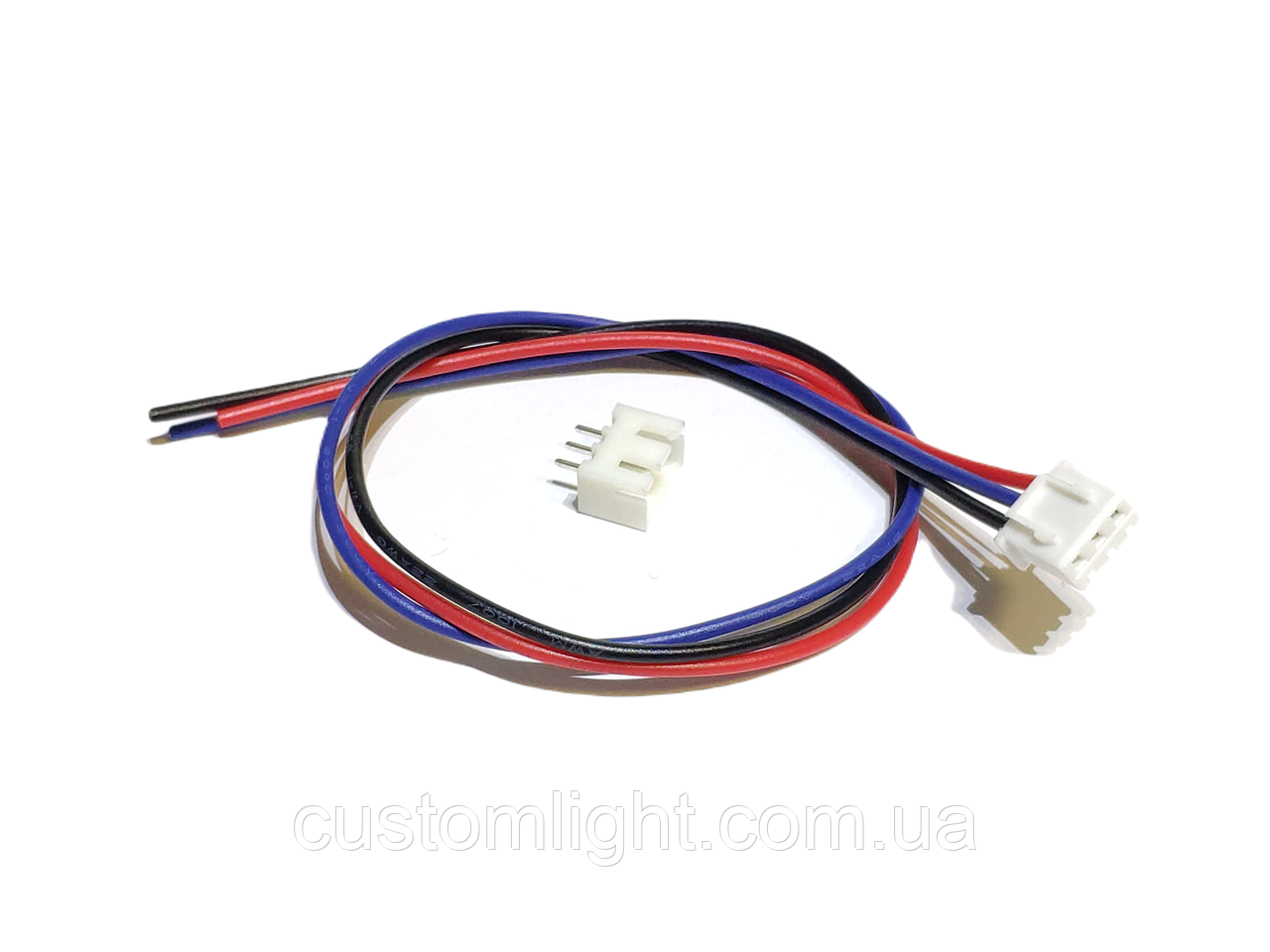 Роз'єм JST XH FM 2S  провід ПВХ 250mm (3 pin)