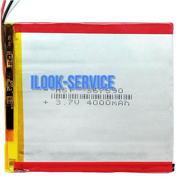 Акумулятор 367590 (4000mAh) HST (3,6х75x90) на 3 контакти