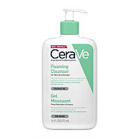 Очищувальний гель для нормальної та жирної шкіри обличчя і тіла CeraVe Foaming Cleanser, 473 мл