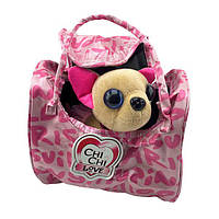 Собачка в сумочке Chi Chi Love Чихуахуа Вояж 20 см со звуком розовая LM-033 5892276 Pink