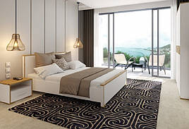 Спальня комплект з ДСП Бука Німфея альба/Дуб артизан Gerbor