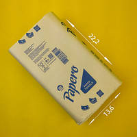 Рушники паперові одношарові целюлозні Papero RV010, 160 аркушів