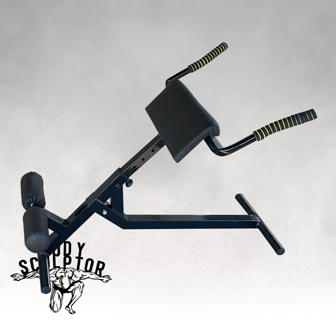 Тренажер для гіперекстензії 50х50 мм Чорний А175-Ч, фото 1