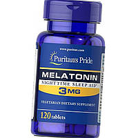 Мелатонин Puritan's Pride Melatonin 3 mg 120 таб мелатонин для улучшения сна Vitaminka