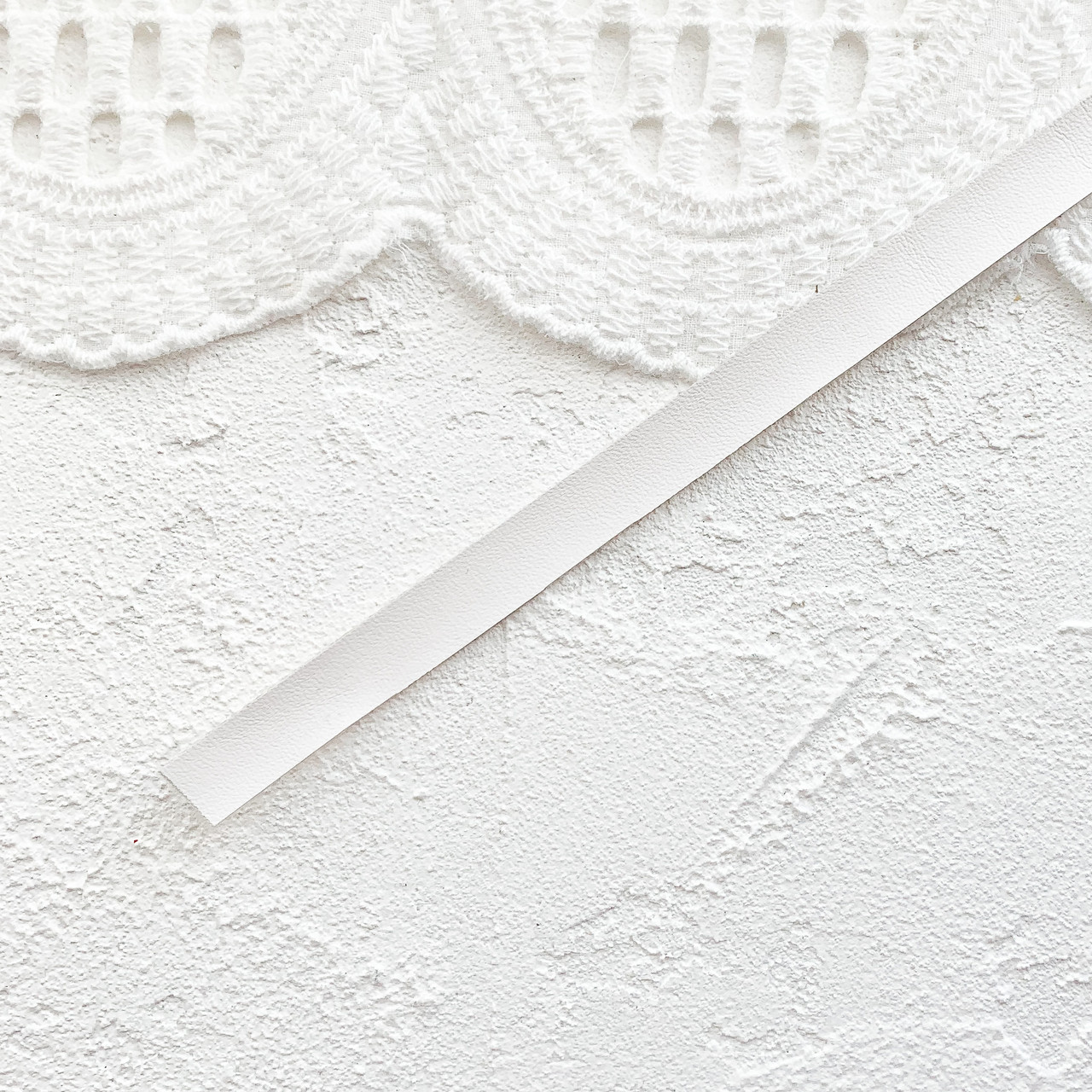 Кант плоский 1 см Білий, фото 1