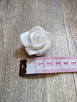 Квітка штучна "Роза біла" піна