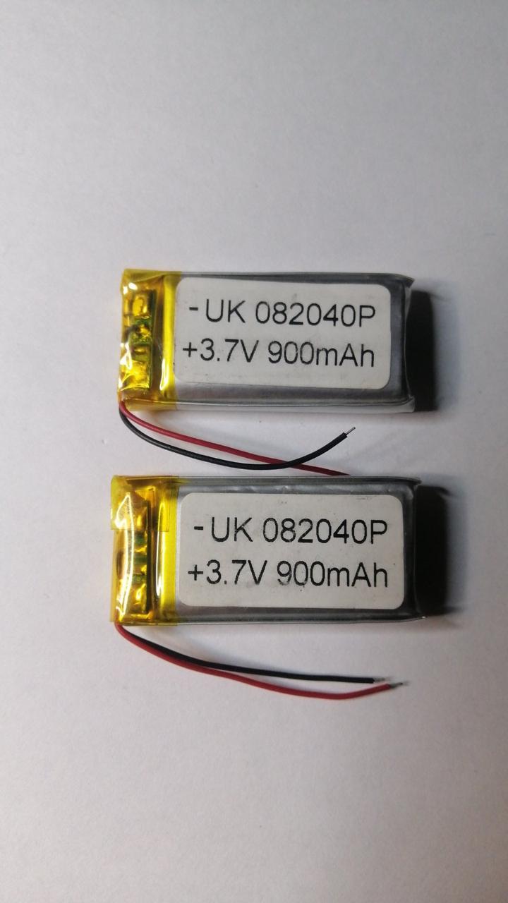 Акумулятор 082040 900 mAh 2 дроти