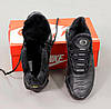 Чоловічі зимові кросівки Nike Air Max Plus TN Winter Black (Чорні) Найк Джордан Ретро В'єтнам Низькі натуральна шкіра хутро, фото 2