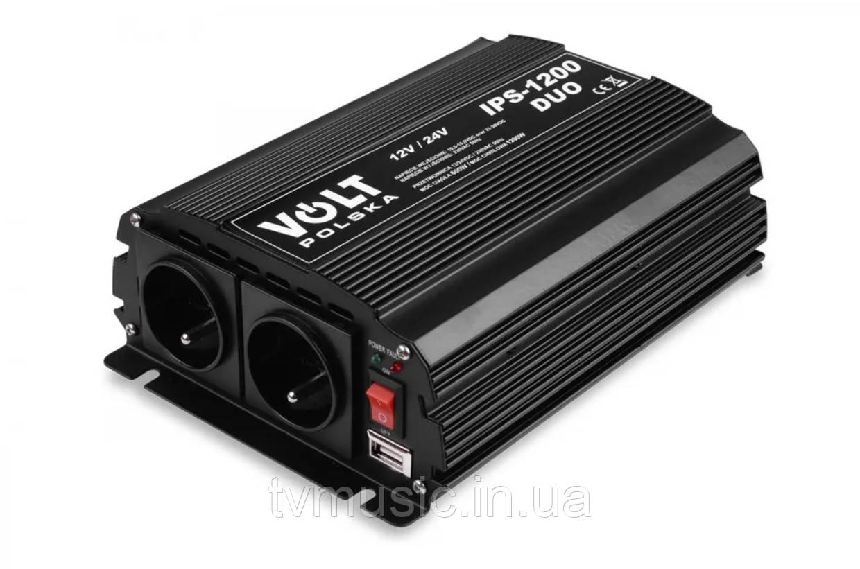 Перетворювач напруги Volt IPS-1200 DUO 12V/24V/230V 1200W