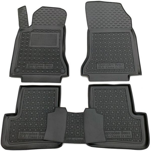 Гумові килимки в салон Mercedes GLA (X156) 2015-, фото 1