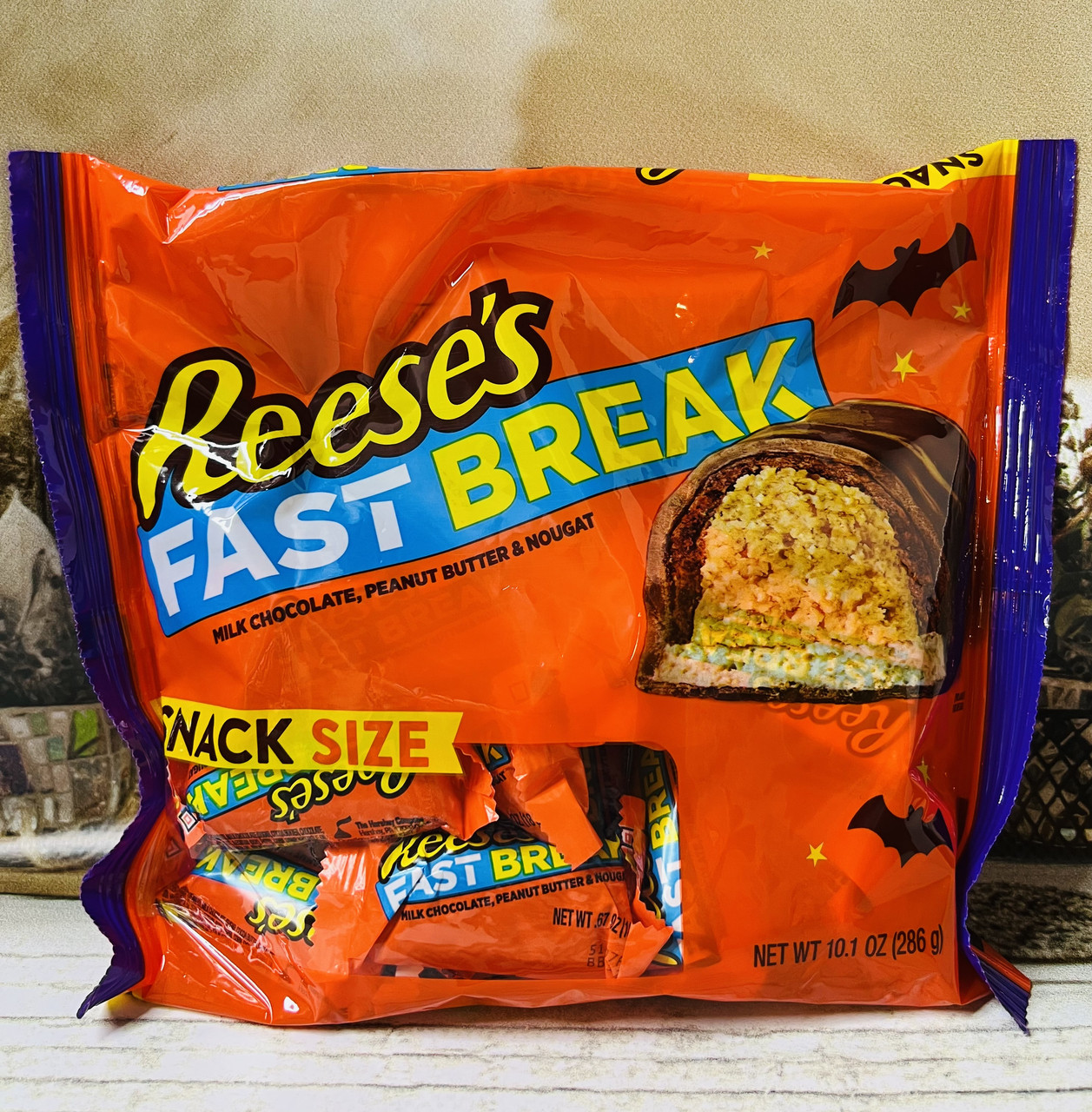 Шоколадні цукерки з арахісовою пастою та нугою Reese's Fast Break