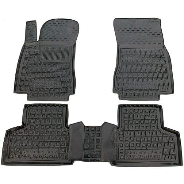 Гумові килимки в салон Mercedes GLB (X247) 2020-, фото 1