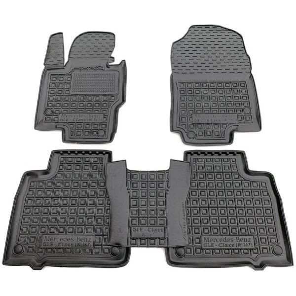 Гумові килимки в салон Mercedes GLE (W167) 2019-, фото 1