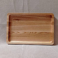 Деревянная доска прямоугольная тарелка для подачи блюд двусторонняя из ясеня