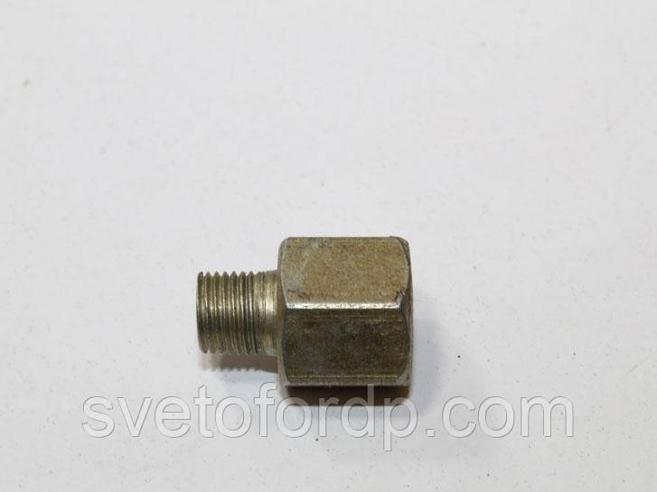 З'єднувач, перехідник гальмівних трубок, муфта діаметр зовн.М10х1 - внут.М12х1, фото 1