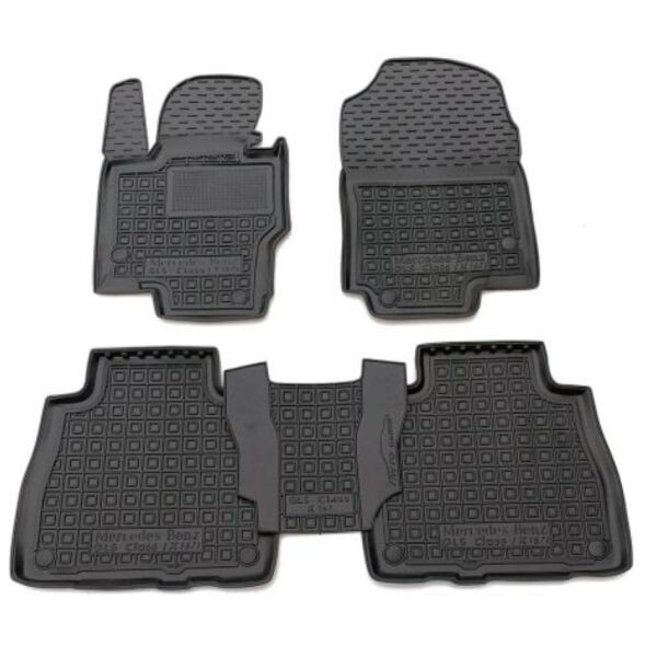 Гумові килимки в салон Mercedes GLS (X167) 2019-5 місць, фото 1