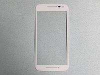 Скло екрана (дисплея, тачскріна) Motorola Moto G3 (Moto G Gen3) White для заміни (ремонту) біла рамка