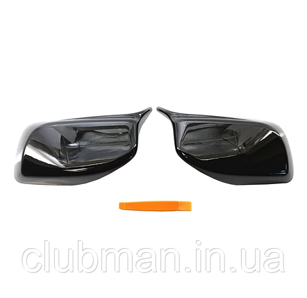 Накладки на дзеркала M Performance BMW (БМВ) 5 Series E60 E61 E63 E64 (2004-2007) Глянець, фото 1