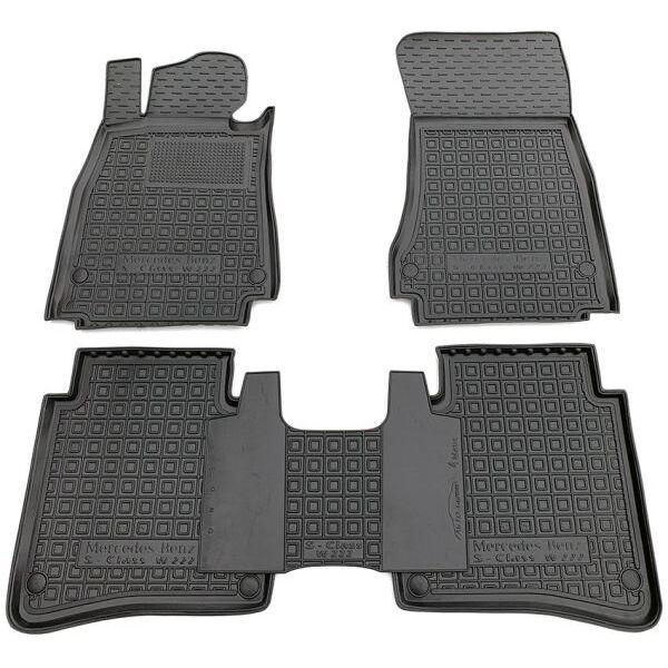Гумові килимки в салон Mercedes S (W222) 2013- 4matic long, фото 1