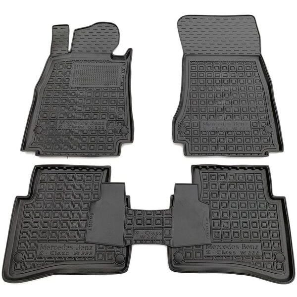 Гумові килимки в салон Mercedes S (W222) 2013- short, фото 1