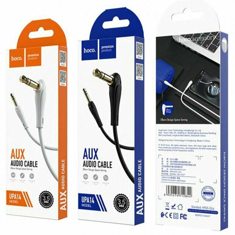 Кабель aux-aux hoco aux audio cable upa14 1M, фото 1