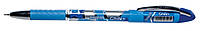 Ручка кулькова масляна WIN 0,7 мм гумовий грип Синя GLIDEX