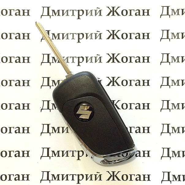 Выкидной ключ для Suzuki Swift, SX4, Grand Vitara, Liana (Сузуки) 3 кнопки, чип и частота на выбор - фото 2 - id-p280710205