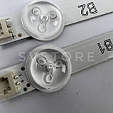Світлодіодні смуги підсвічування B1/B2 LG 32LN541V 32LN540V 6916L-1437A 1438A 32LN540B 32LN536B 32LN5310, фото 5