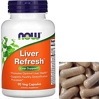 Комплекс для печени NOW Liver Refresh 90 капс Нау Ливер Рефреш Vitaminka