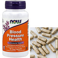 Нормализация давления NOW Foods Blood Pressure Health 90 капс Ангиопротекторы Vitaminka