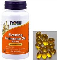 Масло вечерней примулы Now Foods Evening Primrose Oil 500 mg 100 капс Vitaminka