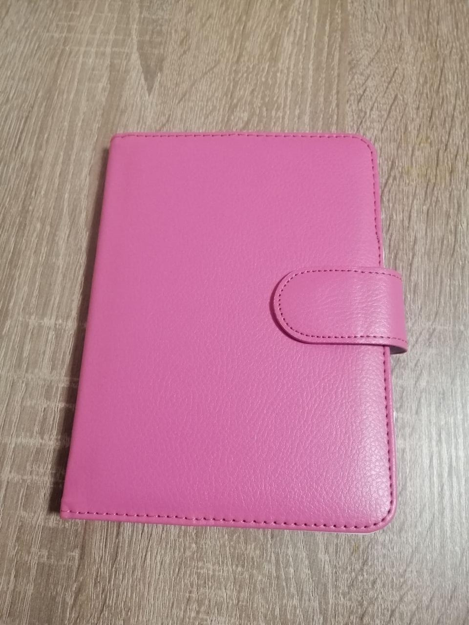 Універсальний чехол обкладинка елетронної книги  5" 6" дюймів Pocketbook рожевий