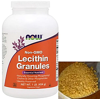 Соевый лецитин Now Foods Lecithin Granules Non-GMO 454 г Vitaminka