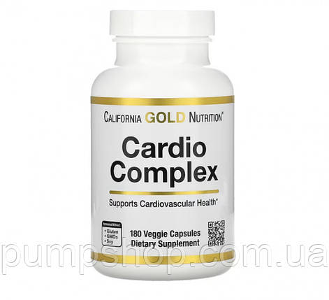 Комплекс для здоров'я серця California Gold Nutrition Cardio Complex 180 капс., фото 2