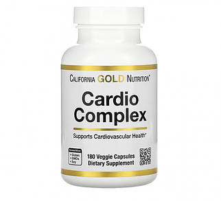 Комплекс для здоров'я серця California Gold Nutrition Cardio Complex 180 капс.